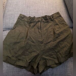 Forever 21 Khaki Cropped Jacket